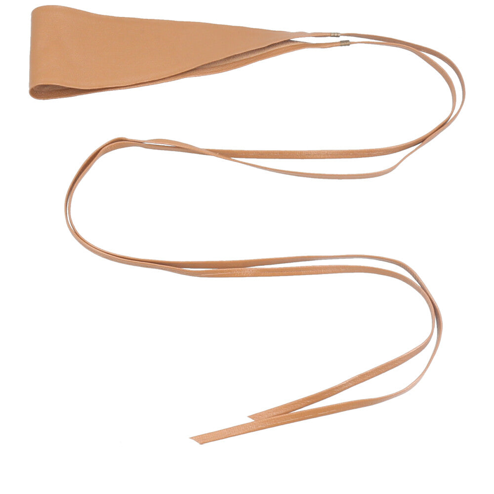 Cinto Faixa Feminino Couro Legítimo Caramelo