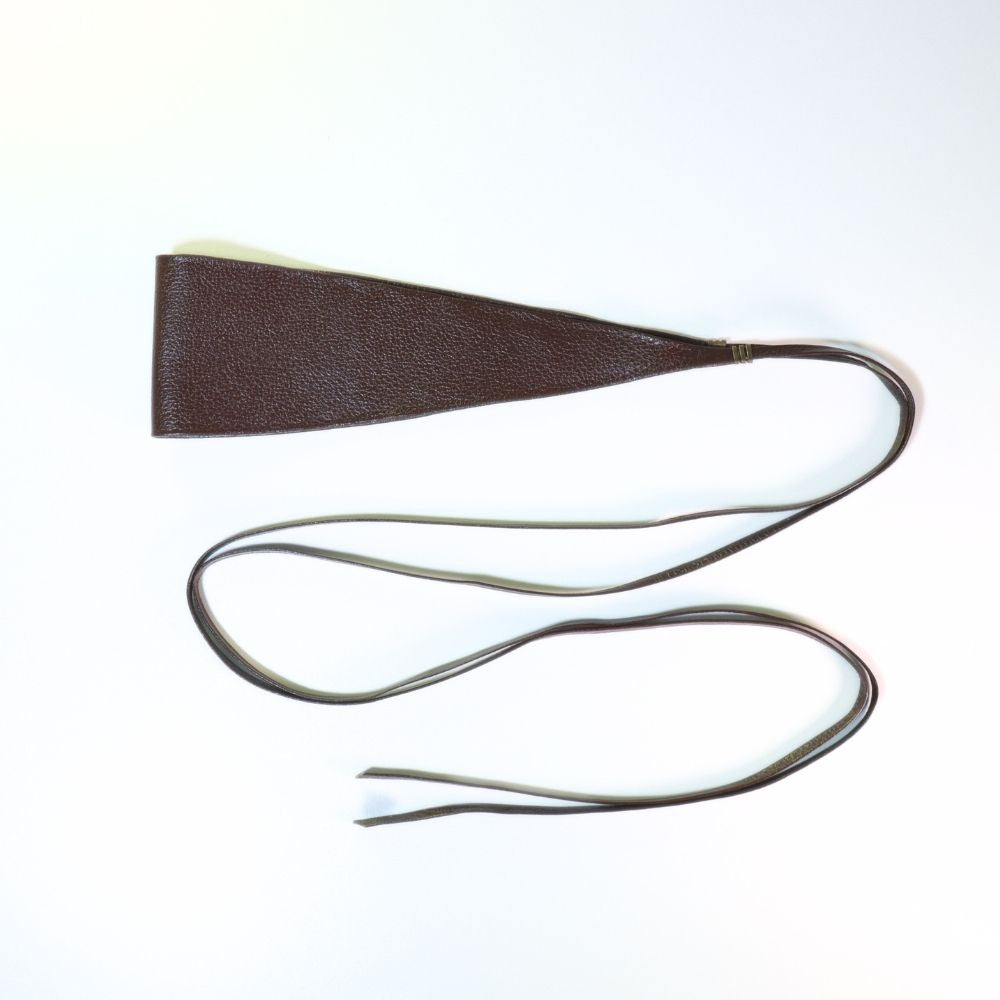 Cinto Faixa Feminino Couro Legítimo Marrom escuro