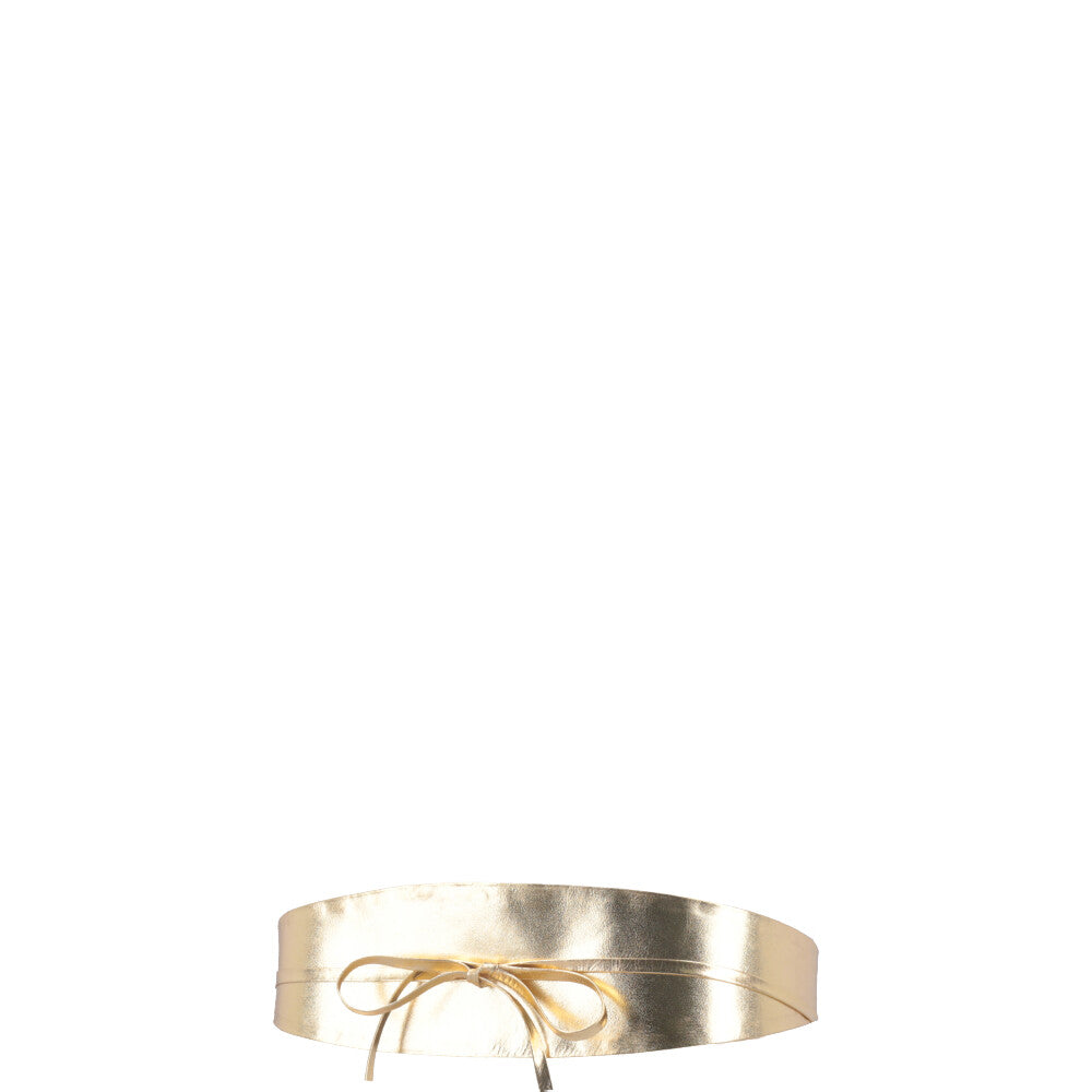 Cinto Faixa Feminino Couro Legítimo Ouro