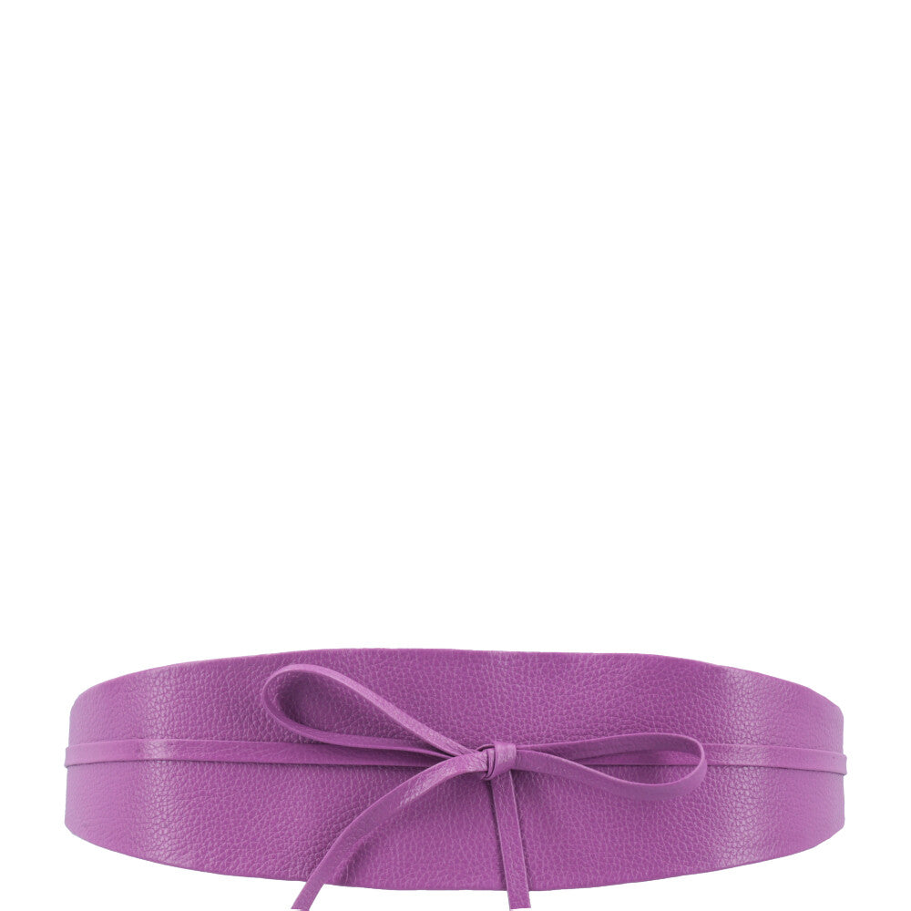 Cinto Faixa Feminino Couro Legítimo Roxo