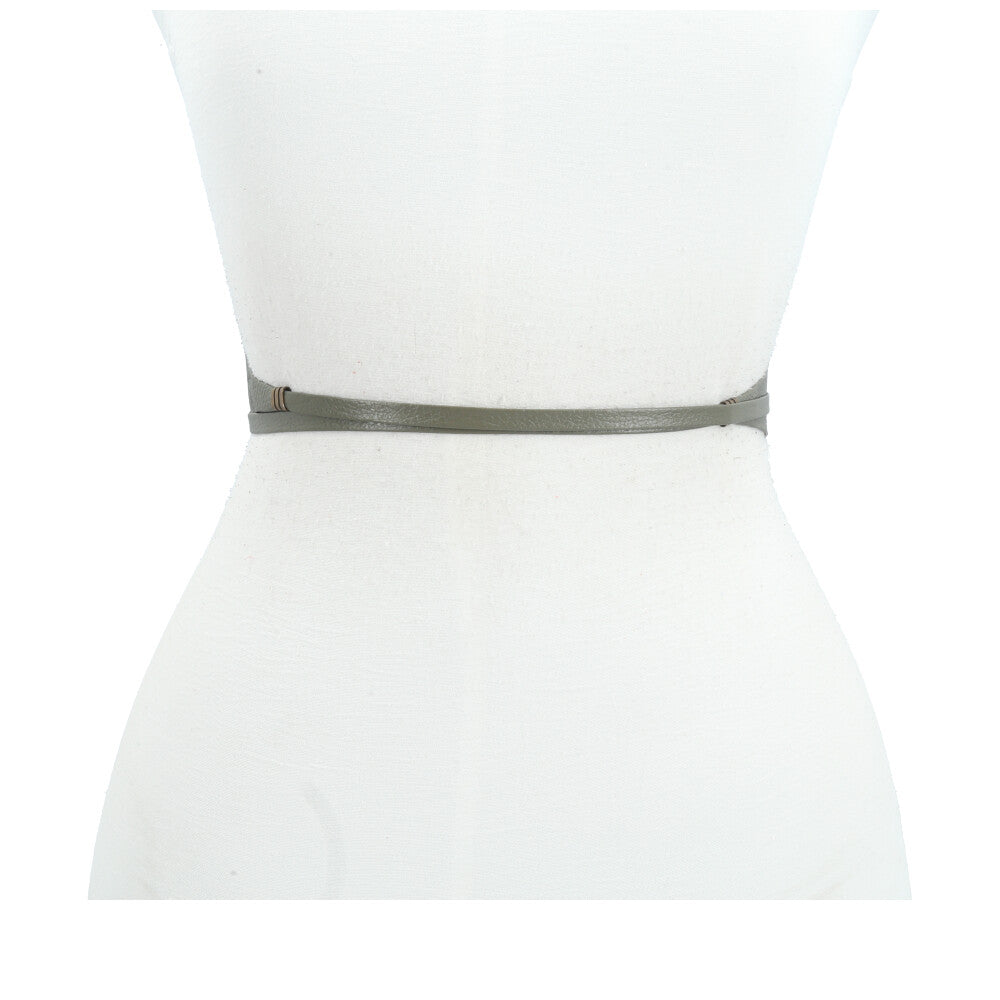 Cinto Faixa Feminino Couro Legítimo Verde