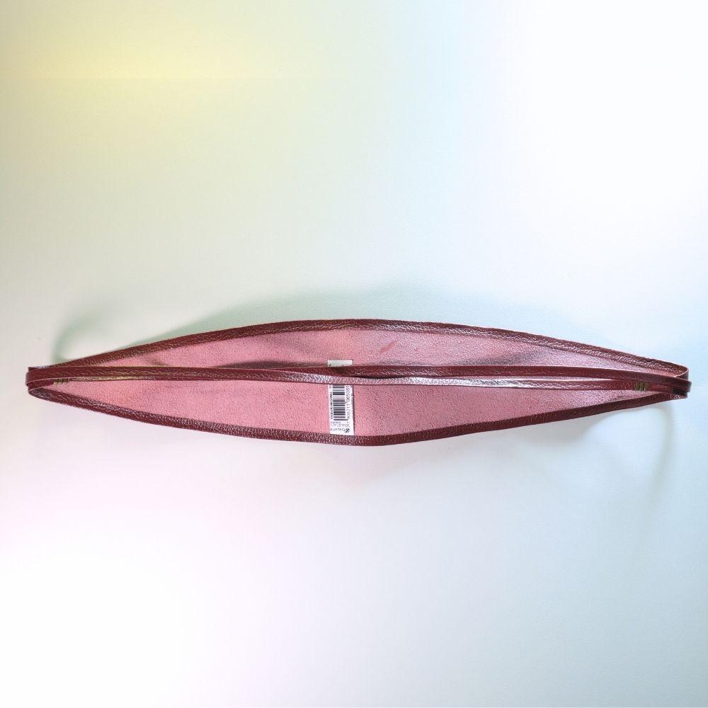 Cinto Faixa Feminino Couro Legítimo Vinho