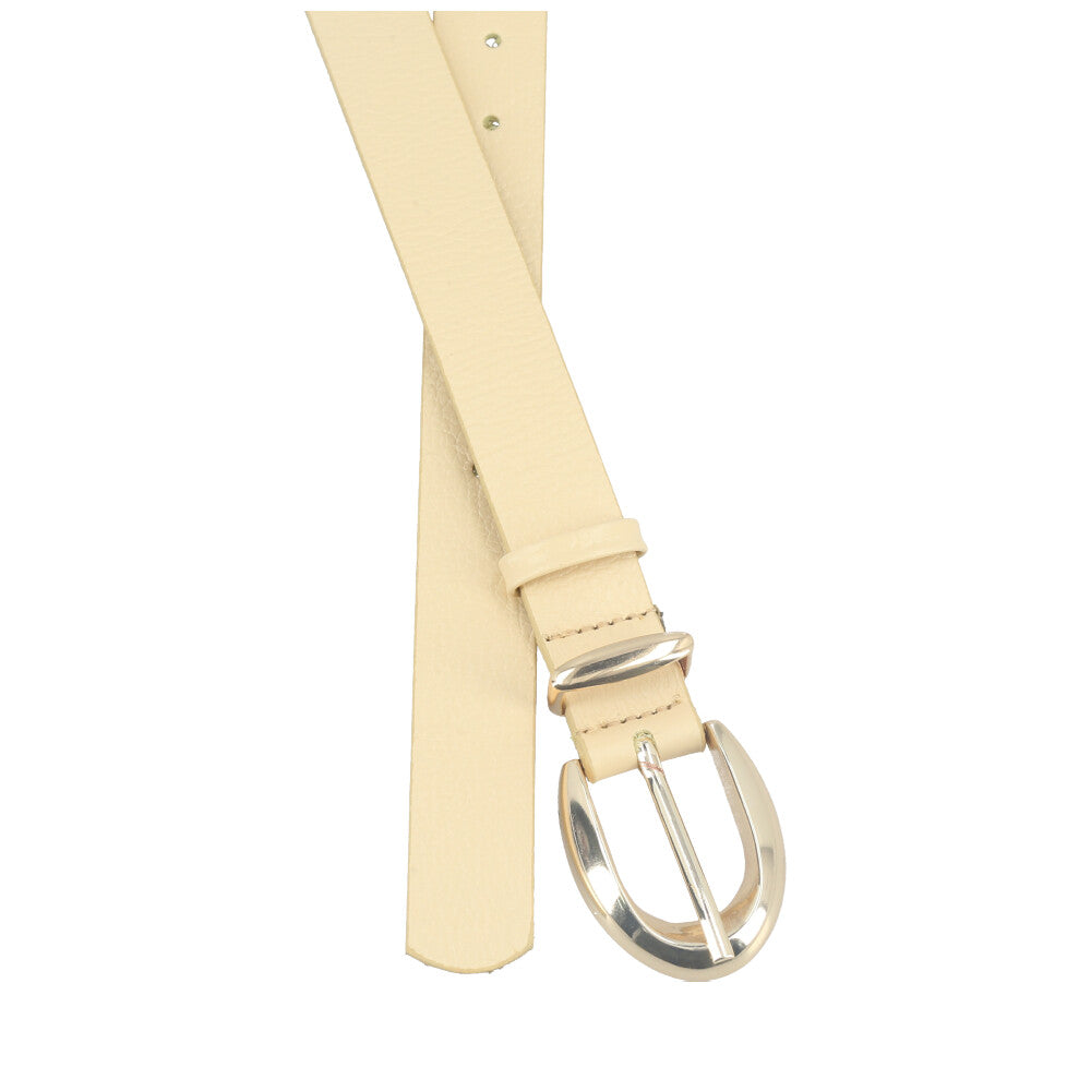 Cinto Feminino de Couro Floater Amarelo
