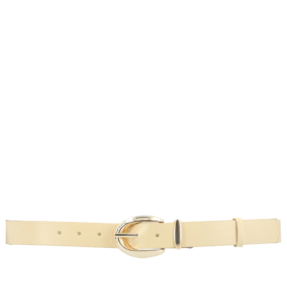 Cinto Feminino de Couro Floater Amarelo