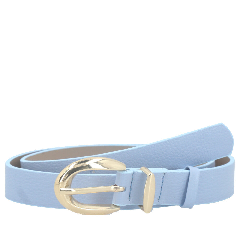 Cinto Feminino de Couro Floater Azul claro