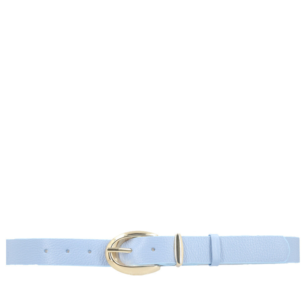 Cinto Feminino de Couro Floater Azul claro