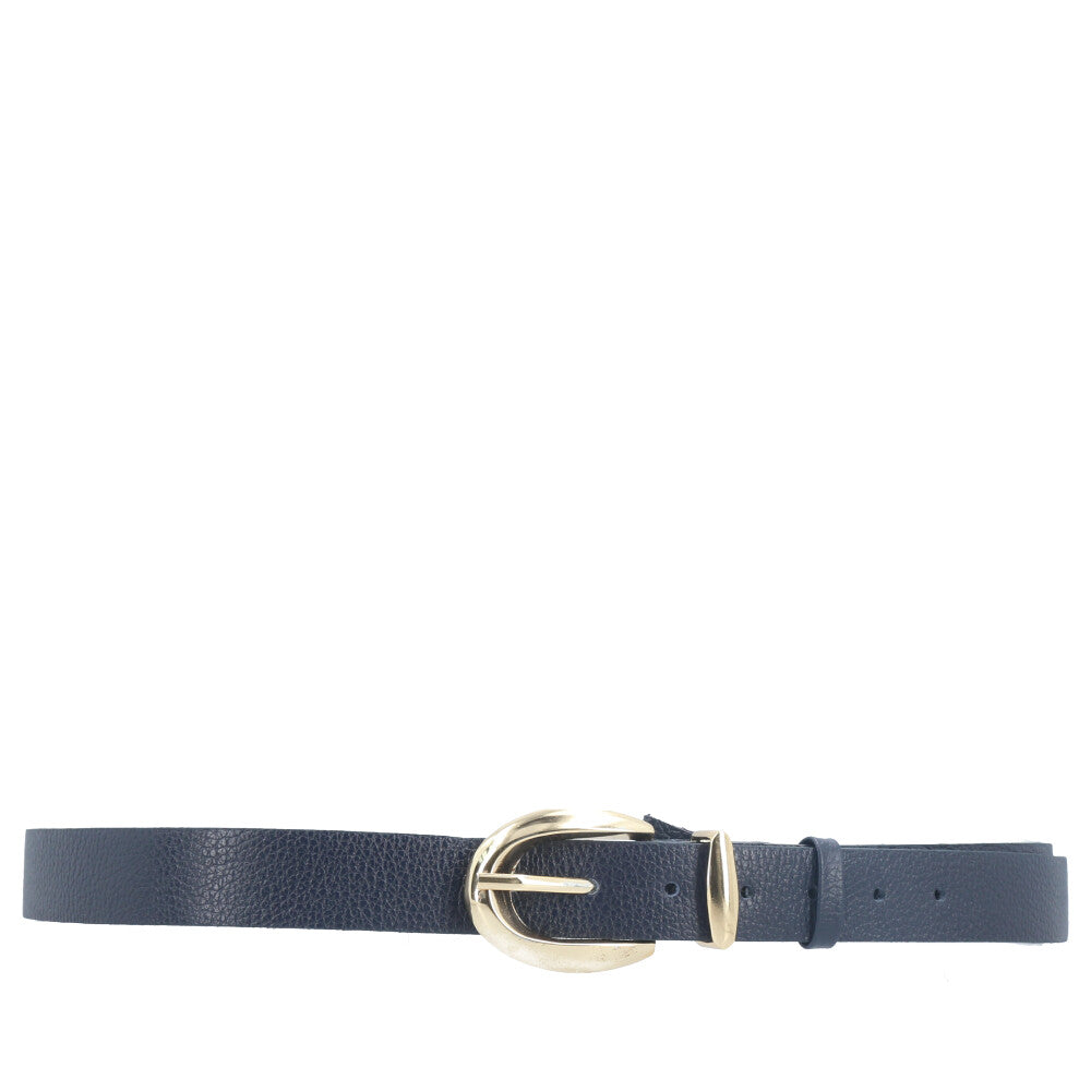 Cinto Feminino de Couro Floater Azul escuro