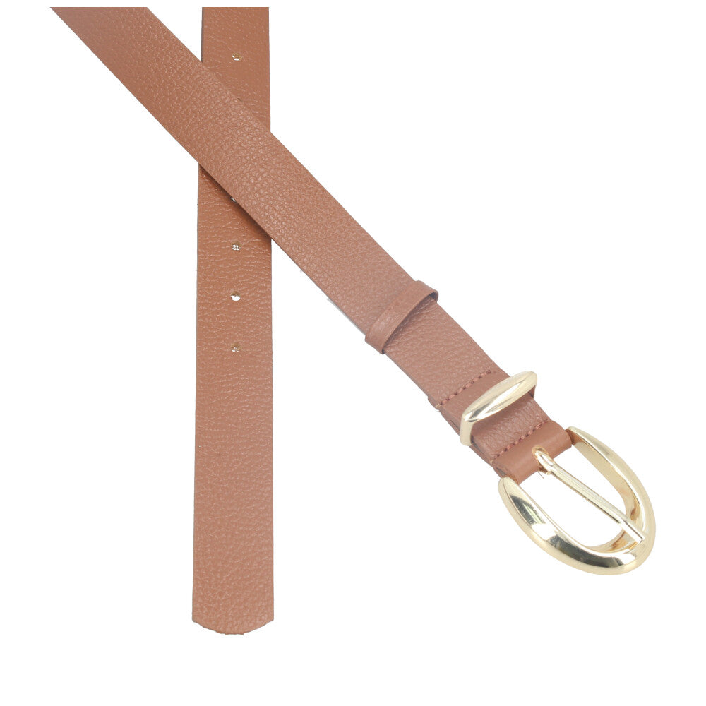 Cinto Feminino de Couro Floater Caramelo