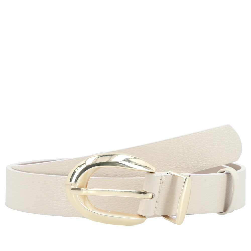 Cinto Feminino de Couro Floater Marfim