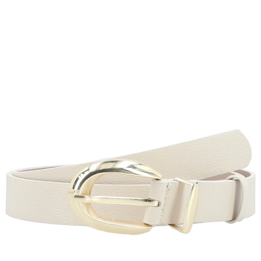 Cinto Feminino de Couro Floater Marfim