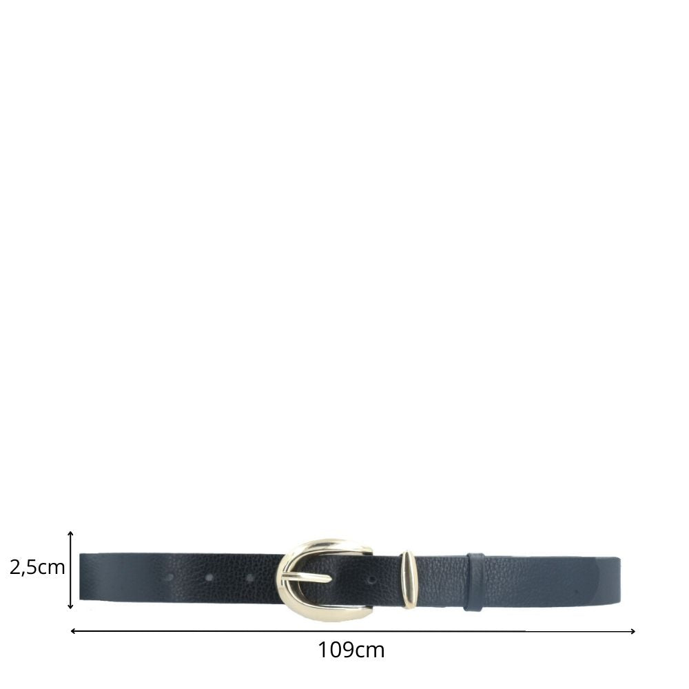 Cinto Feminino de Couro Floater Preto