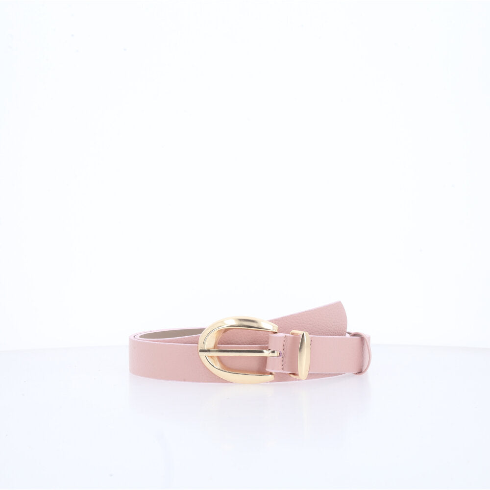 Cinto Feminino de Couro Floater Rosa claro
