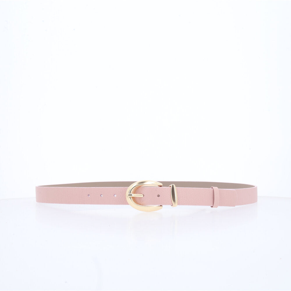 Cinto Feminino de Couro Floater Rosa claro
