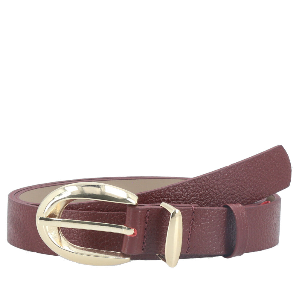 Cinto Feminino de Couro Floater Vinho
