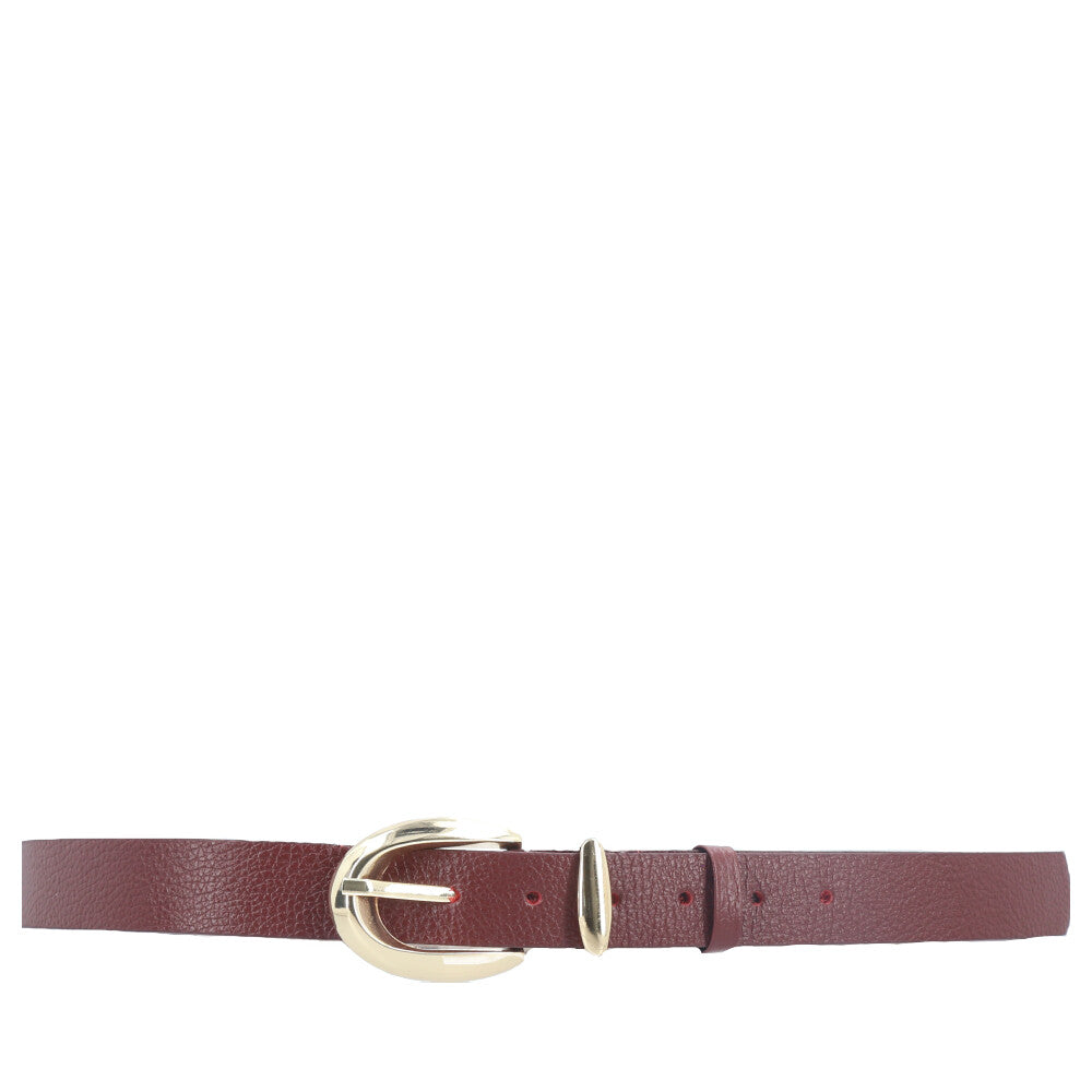 Cinto Feminino de Couro Floater Vinho