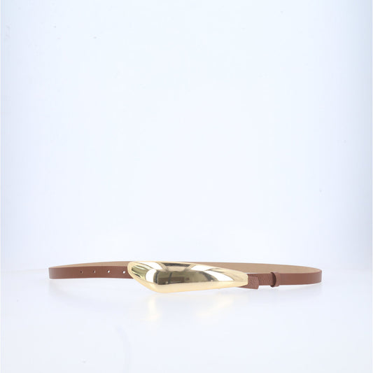 Cinto Feminino em Couro Caramelo