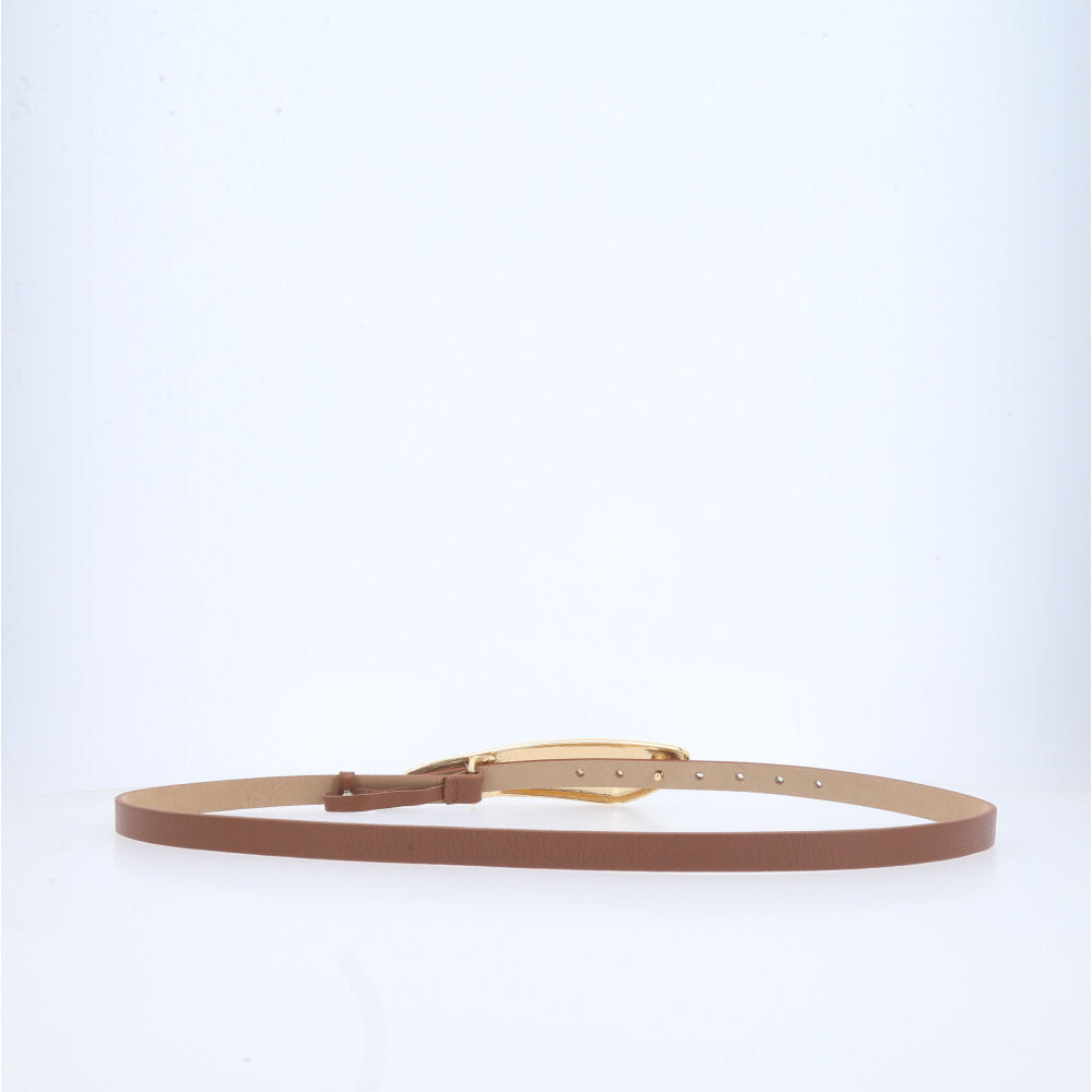 Cinto Feminino em Couro Caramelo