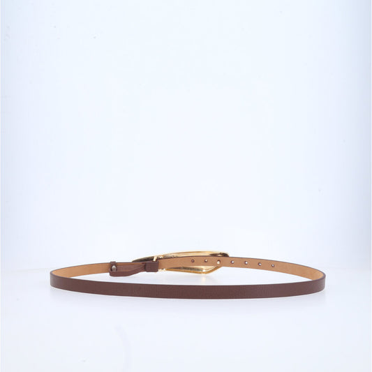 Cinto Feminino em Couro Marrom