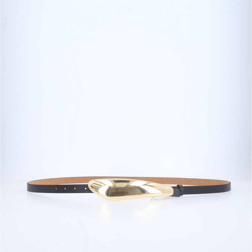 Cinto Feminino em Couro Preto