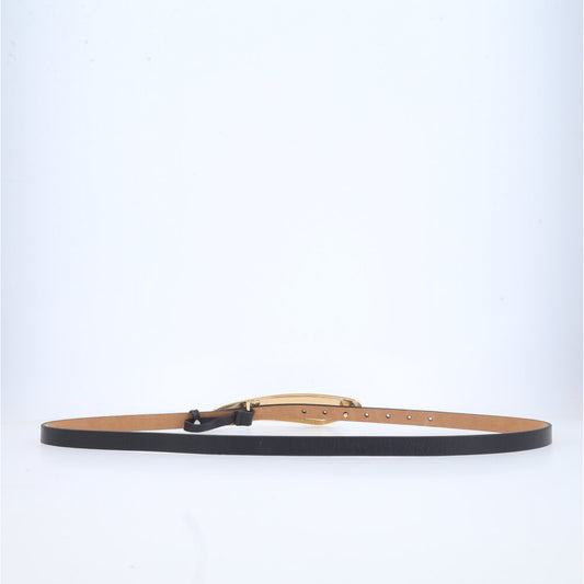 Cinto Feminino em Couro Preto