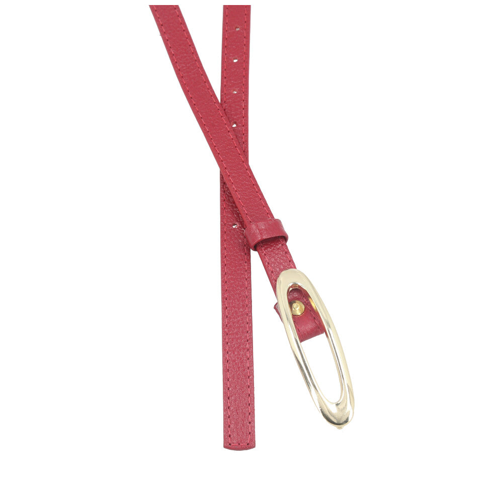 Cinto de Couro Plus Size Nádia Bauarte Vermelho