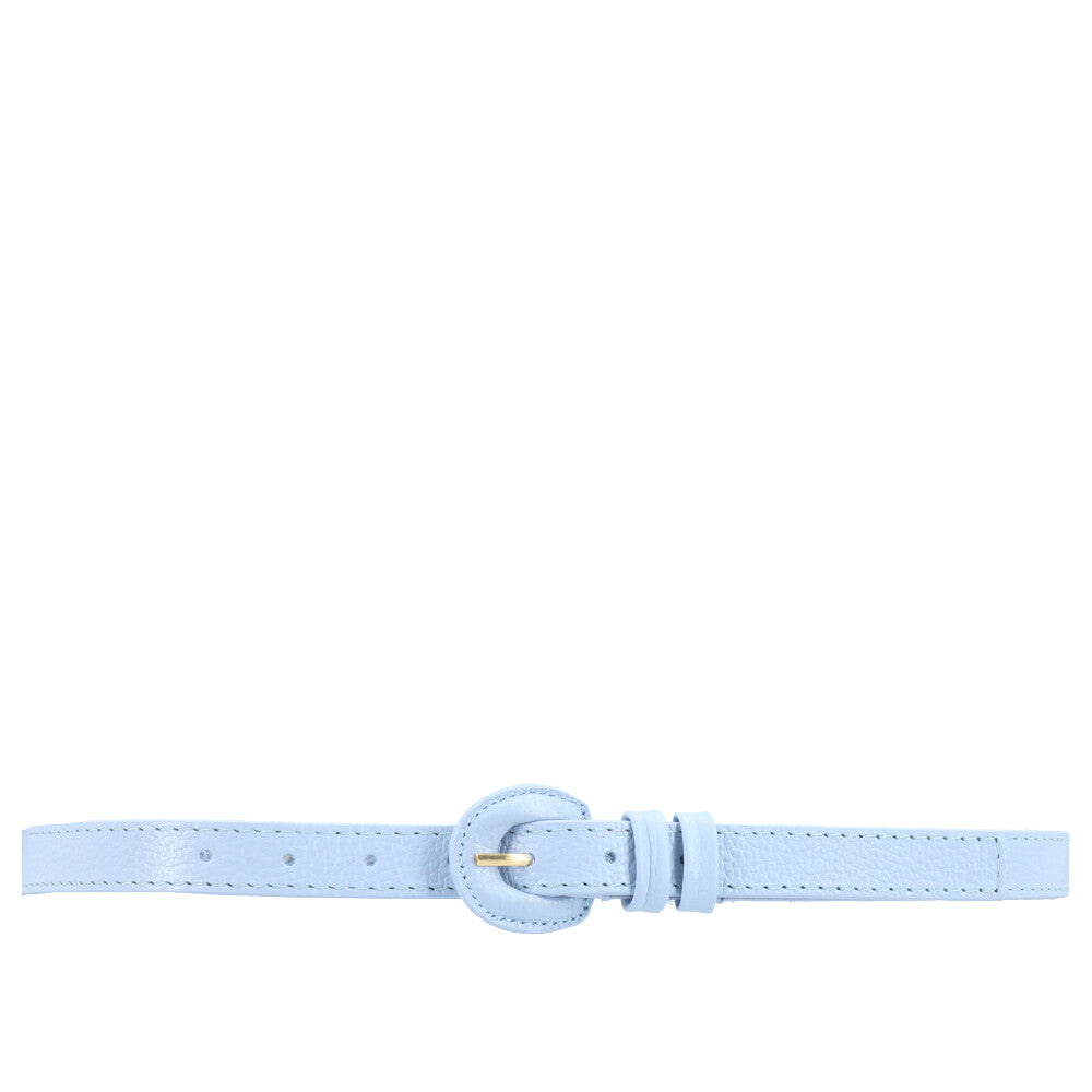 Cinto de Couro Plus Size Milena Bauarte Azul