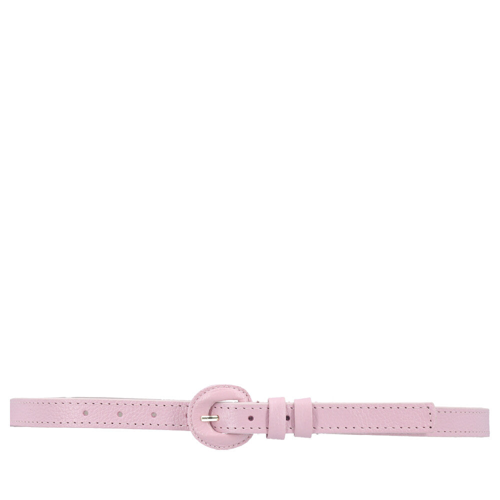 Cinto de Couro Plus Size Milena Bauarte Rosa