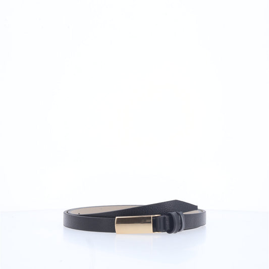 Cinto Feminino em Couro Preto