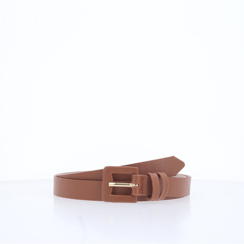 Cinto Feminino de Couro Caramelo