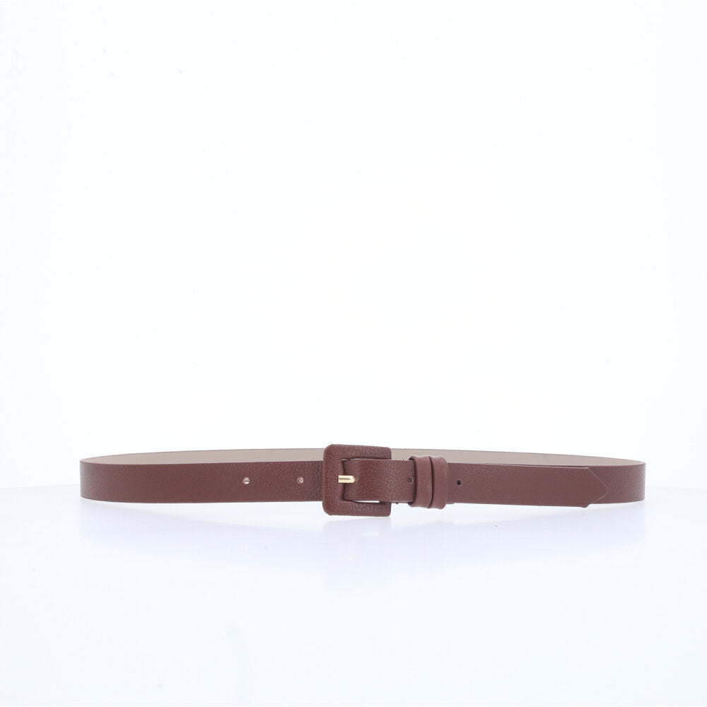 Cinto Feminino de Couro Marrom