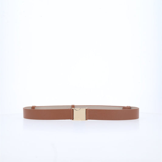 Cinto de Couro Plus Size Caramelo