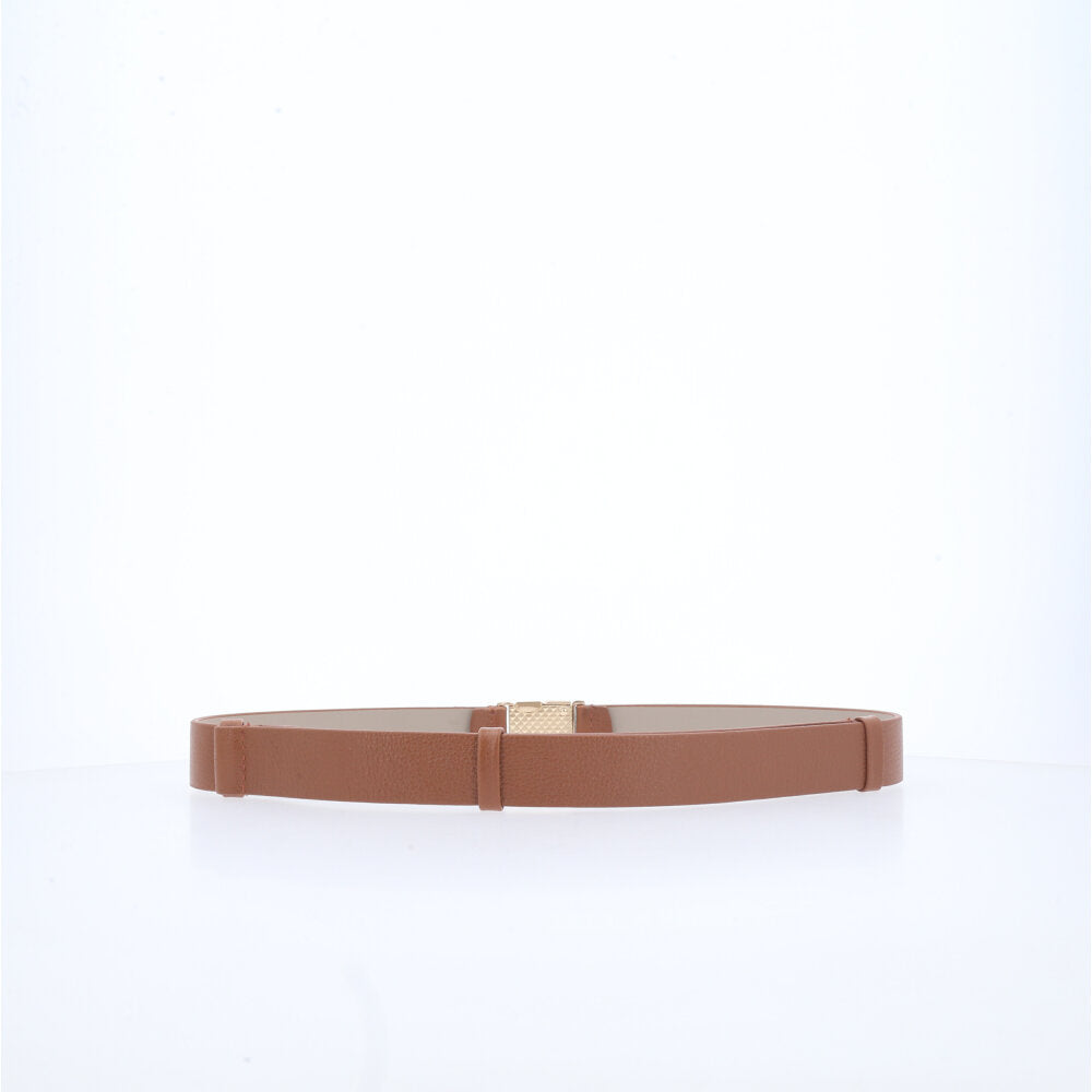 Cinto de Couro Plus Size Caramelo