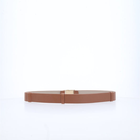 Cinto de Couro Plus Size Caramelo