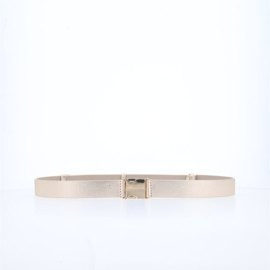 Cinto de Couro Plus Size Ouro claro