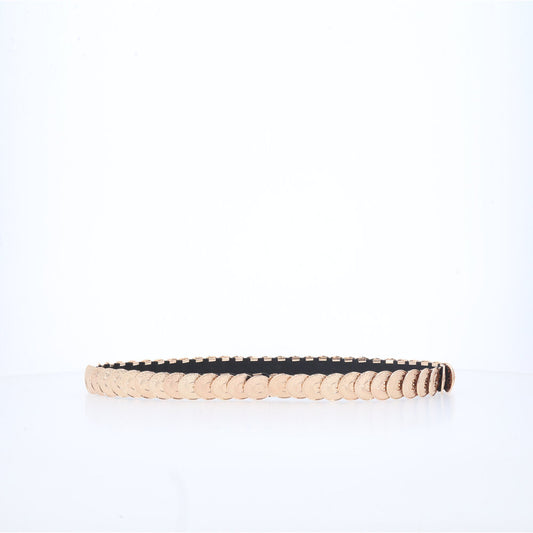 Cinto Feminino Moedas de Metal Ouro