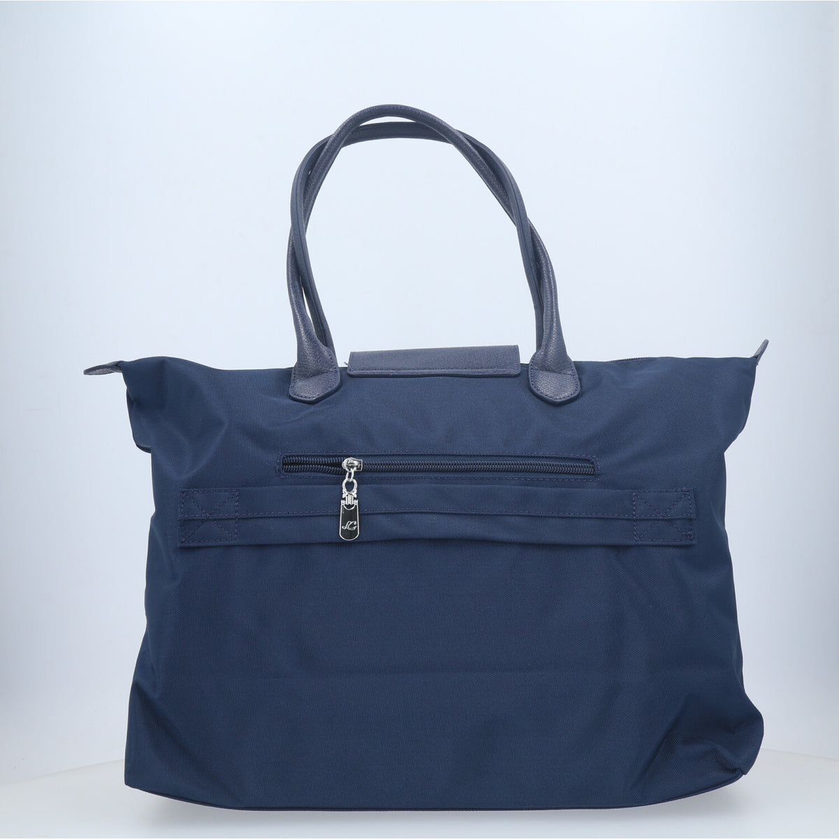 Bolsa Grande em Nylon com Divisões Internas  Azul escuro