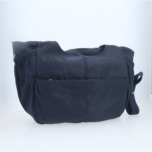 Bolsa Multifuncional Estilo Sacola em Tecido  Azul escuro