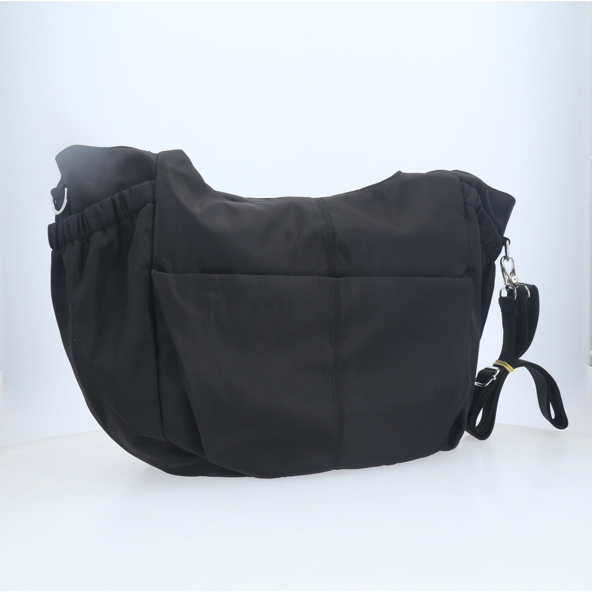Bolsa Multifuncional Estilo Sacola em Tecido  Preto