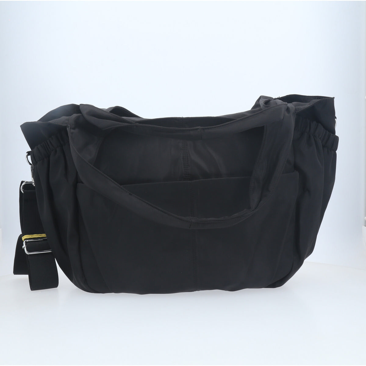 Bolsa Multifuncional Estilo Sacola em Tecido  Preto