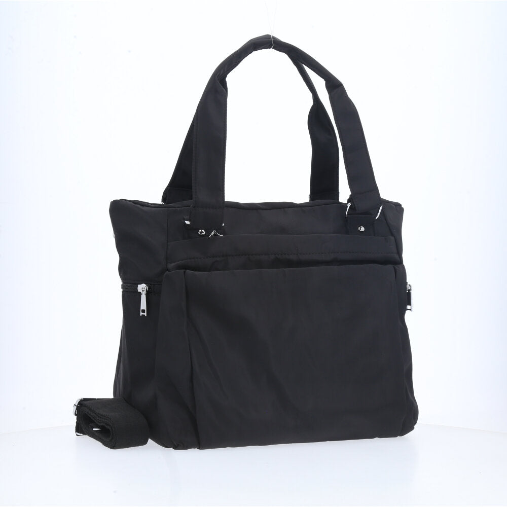 Bolsa de Tecido Estruturada Preto