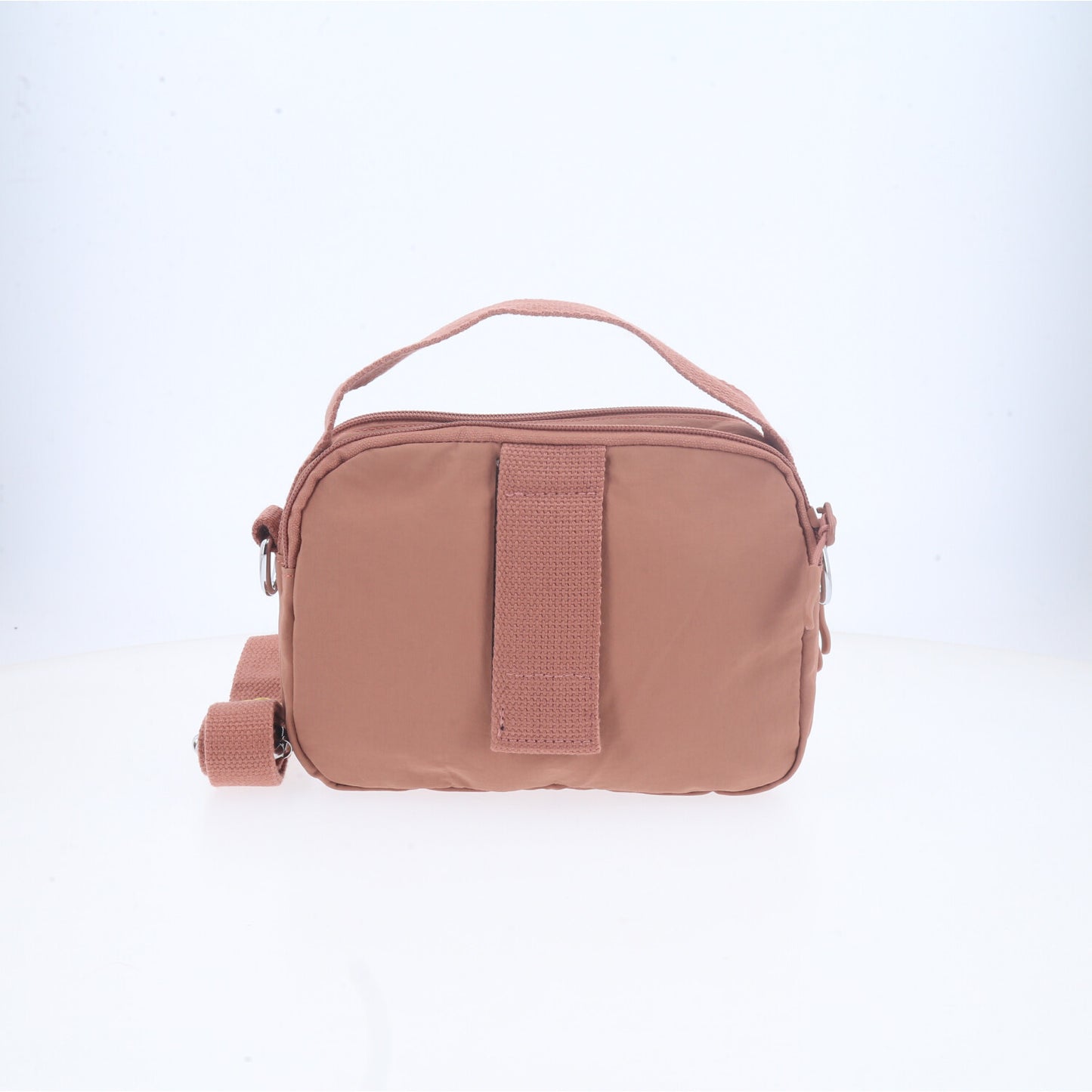 Bolsa Feminina Transversal em Nylon com Alça Regulável Rose