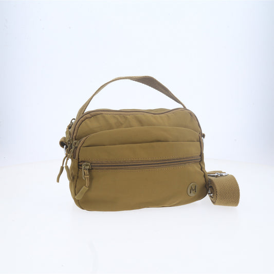 Bolsa Feminina Transversal em Nylon com Alça Regulável Verde