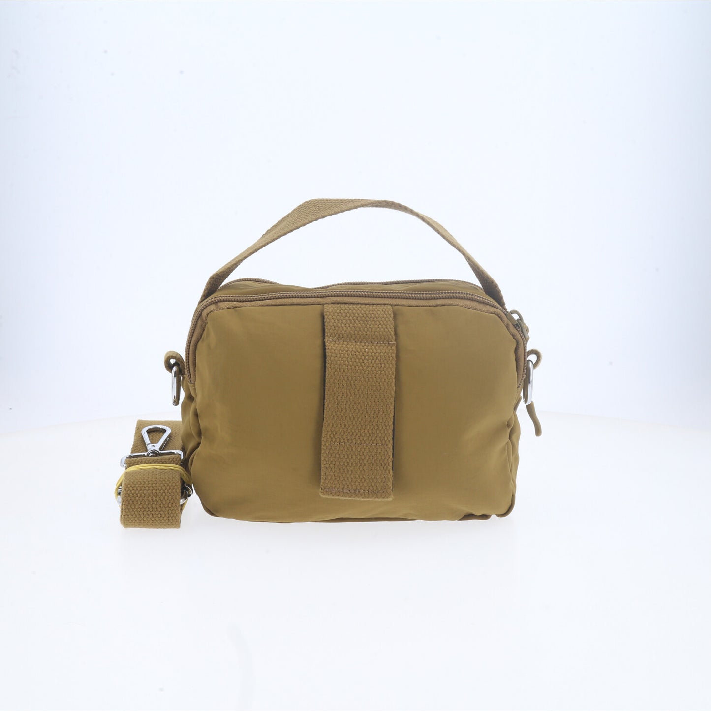 Bolsa Feminina Transversal em Nylon com Alça Regulável Verde