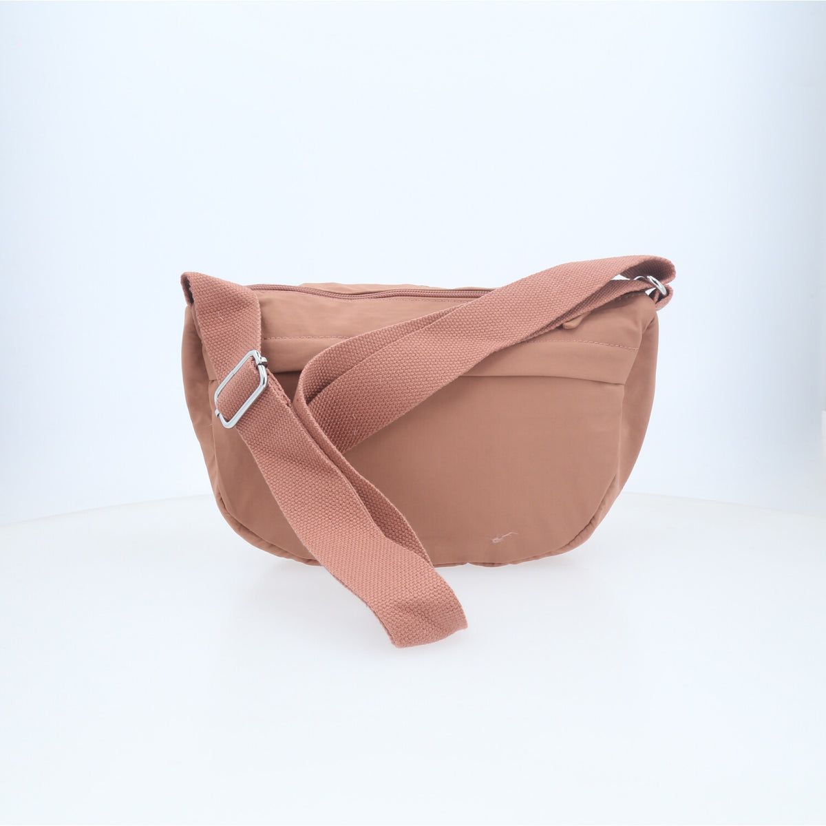 Bolsa Transversal Estilo Pochete em Nylon Rose