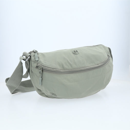 Bolsa Transversal Estilo Pochete em Nylon Verde claro