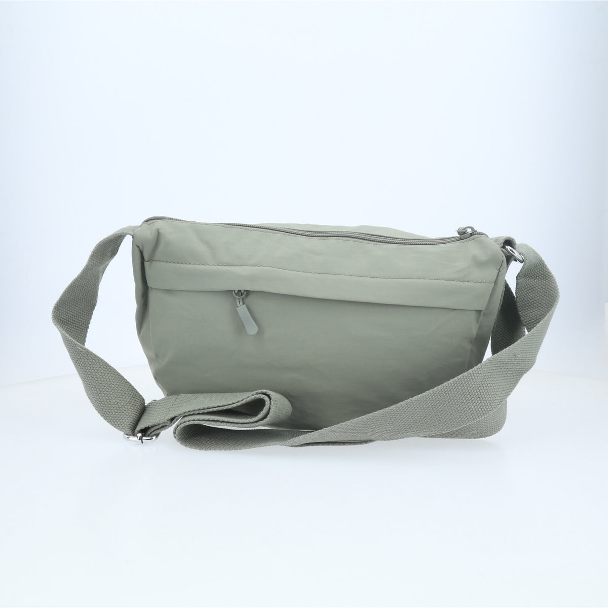 Bolsa Transversal Estilo Pochete em Nylon Verde claro