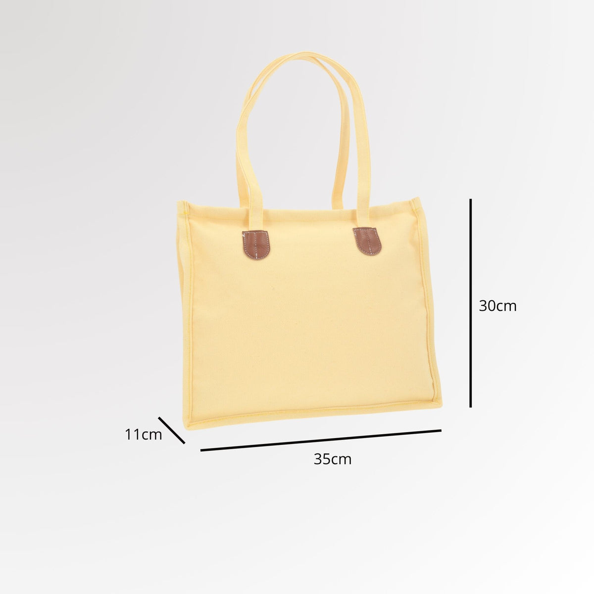 Bolsa Verão em Tecido com Alça de Ombro Fixa Amarelo