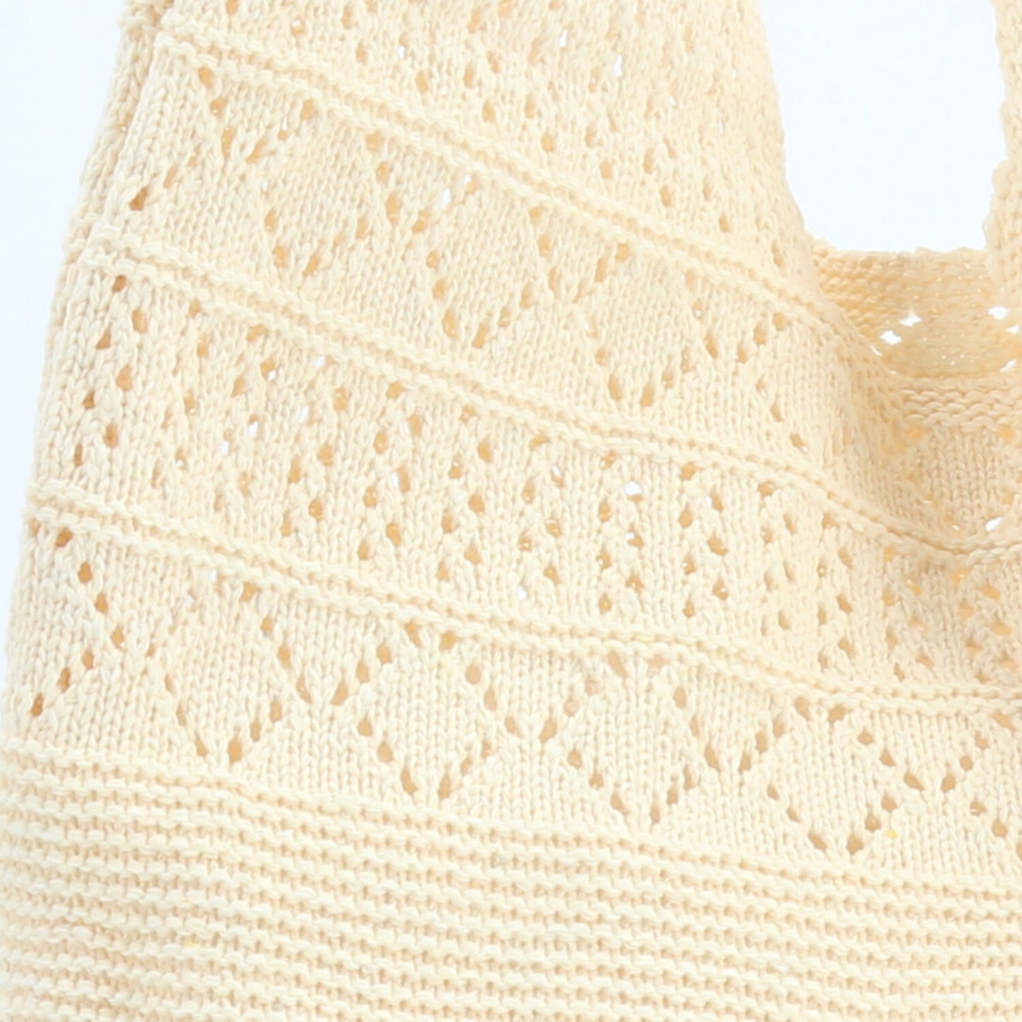 Bolsa Verão em Crochê com Desing Estilo Boho Bege