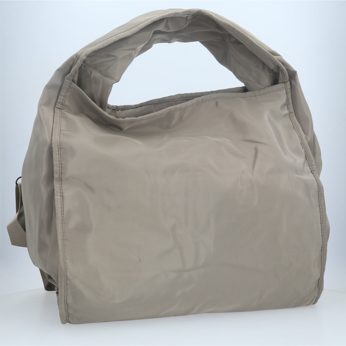 Bolsa Grande em Nylon para Faculdade e Acadêmia Cinza