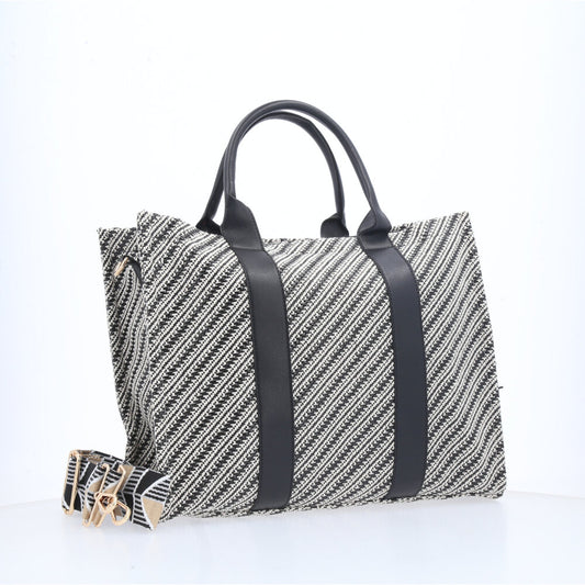 Bolsa Média Alça Transversal Preto